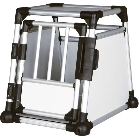 Trixie Hundekasse i aluminium – transportbur til bil (Medium)