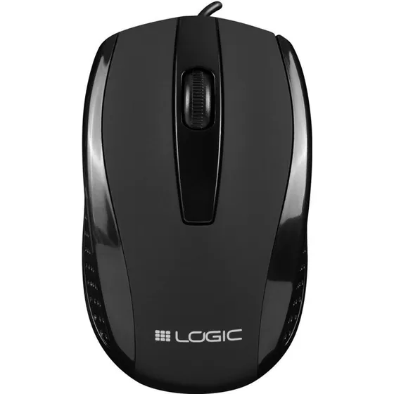 Logic Concept LM-31 Optisk Mus, 1000 DPI, Sort