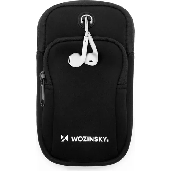 Wozinsky WABBK1 Løbearmbånd, Sort (6,7")