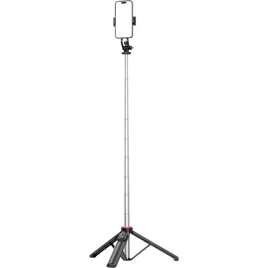 Wozinsky WC1Y3S Teleskopisk Selfie Stick 1,3 m med Tripod - Sort