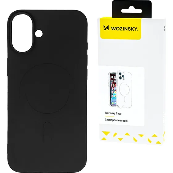 Wozinsky Liquid Silicone MagSafe Case til Samsung Galaxy S25 Ultra - Sort