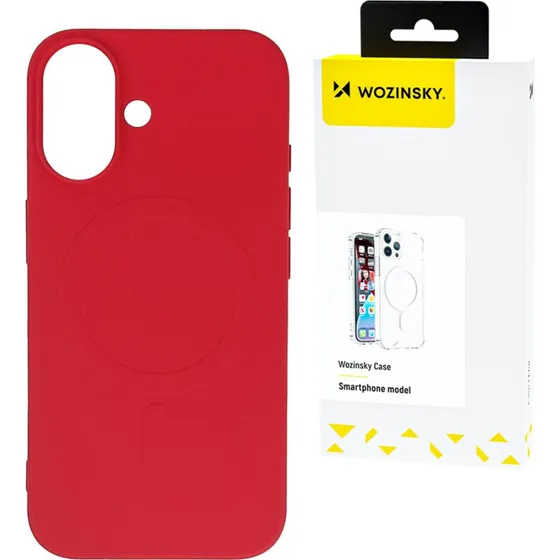 Wozinsky Silicone MagSafe Case til Samsung Galaxy S25 Ultra – Rød