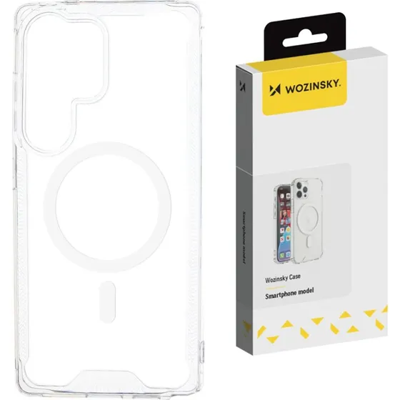 Wozinsky Clear Corner MagSafe Cover til Samsung Galaxy S25+ - Transparent