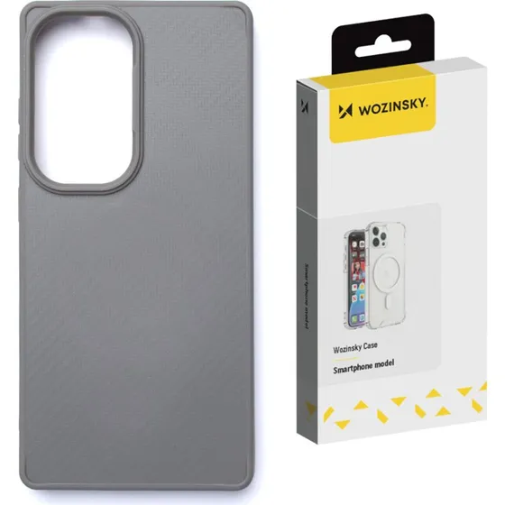 Wozinsky Carbon Fiber MagSafe Case til Samsung Galaxy S25 - Grå