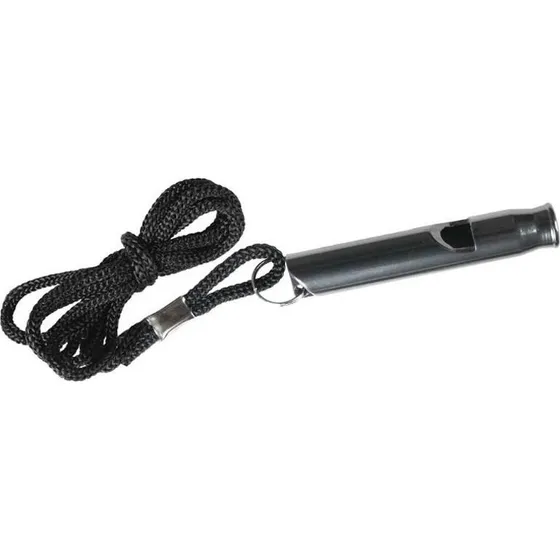 Helikon Aluminium Nødfløjte, Sort