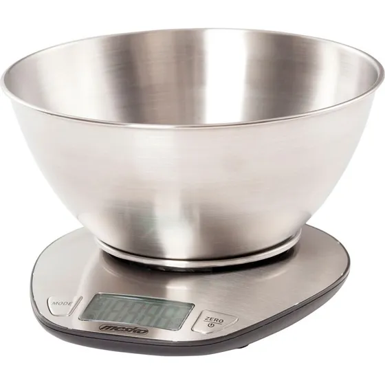 Mesko Køkkenvægt med Skål, 5 kg kapacitet