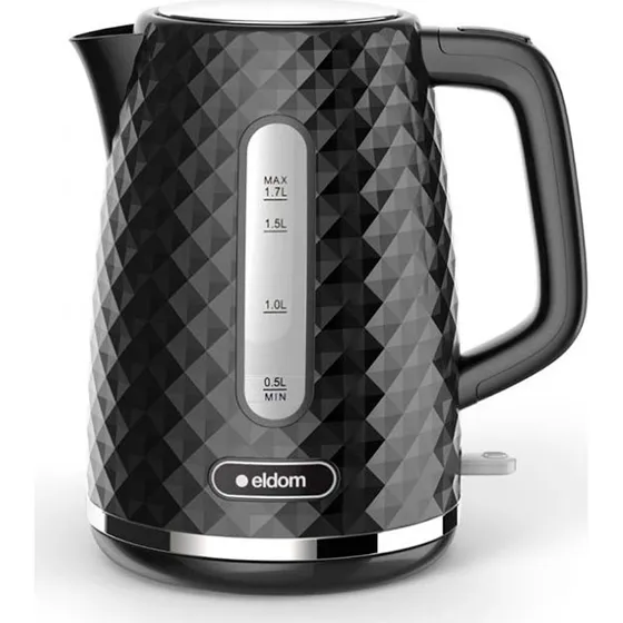 Eldom Elli Elkedel 2200W, 1,7 liter, sort