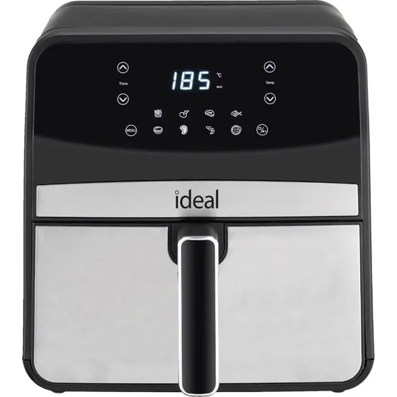ELDOM Ideal 6,5 L Airfryer, 1800 W, Sort
