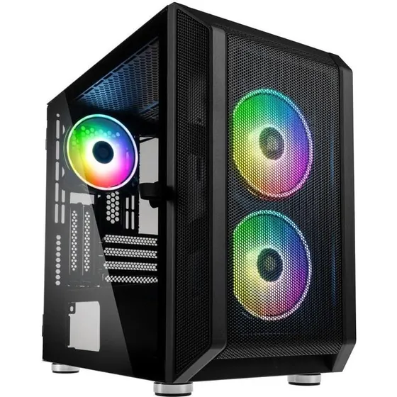 Kolink Citadel Mesh RGB Micro-ATX Sort