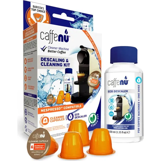 Caffenu Afkalknings- og Rensesaet til Nespresso