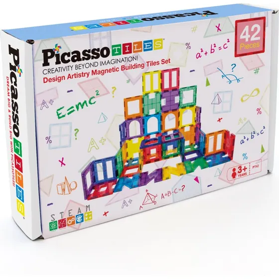 Picasso Tiles Artistry Magnetiske Byggeklodser (42 dele)