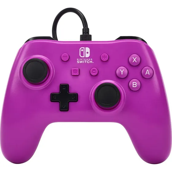 PowerA Wired Controller Grape Lilla - Nintendo Switch