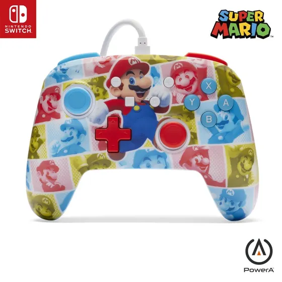 PowerA Mario Hero Reel Kontroller til Nintendo Switch