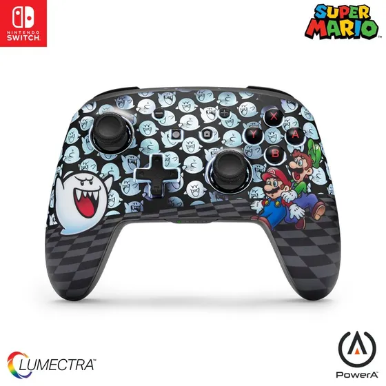 PowerA Enhanced Wireless Controller - Mario Peek-A-Boo (Lumectra) til Nintendo Switch