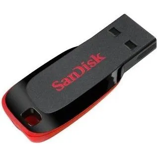 SanDisk Cruzer Blade 32 GB USB 2.0, sort/rød