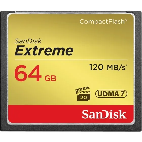 SanDisk CF Extreme 64GB 120/85MB/s UDMA7