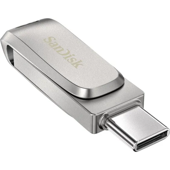 SanDisk Ultra Dual Drive Luxe 1TB USB-C Sølv