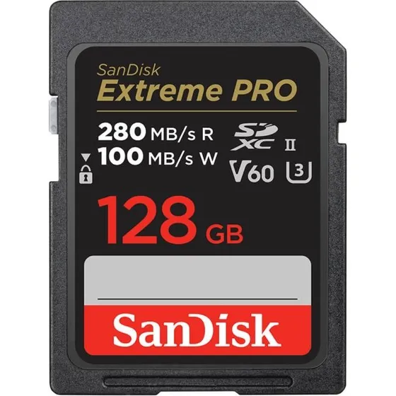 SanDisk Extreme Pro 128GB V60 UHS-II 280MB/s