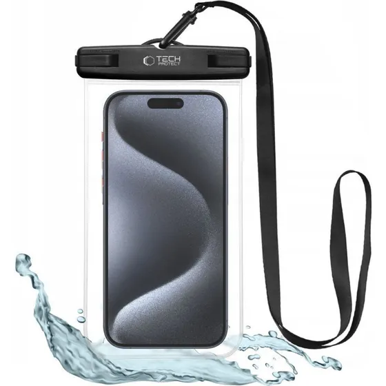 Tech-Protect UWC7 Vandtæt Cover, IPX8, Op til 6.9"