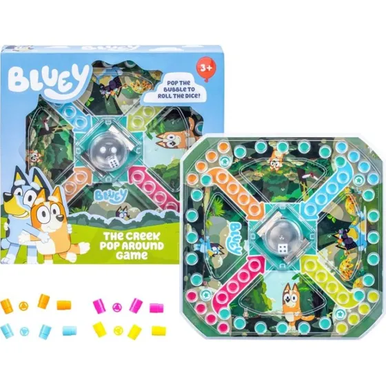 Bluey The Creek Pop Around Spil – 3+ år, 2-4 spillere