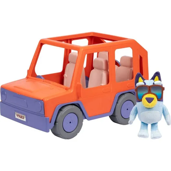 Bluey Big Heeler 4WD med Bluey-bamse 20 cm, 3+ år