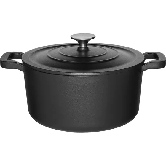Maku Støbejernsgryde med Låg, 5,2 L, 24 cm