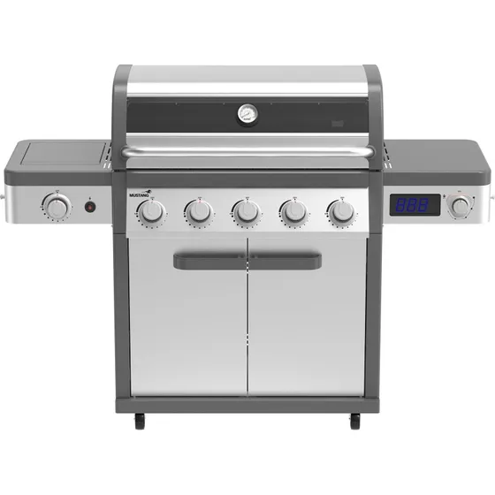 Mustang Charleston S 5+1 gasgrill med termostat og infrarød sidebrænder