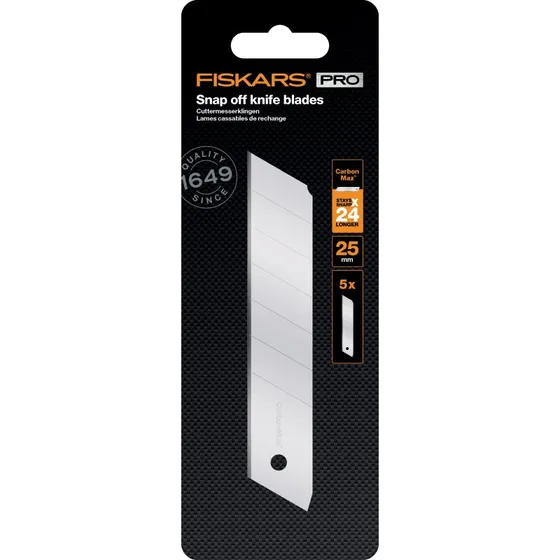 Fiskars CarbonMax Knækblade 25 mm, 5 stk