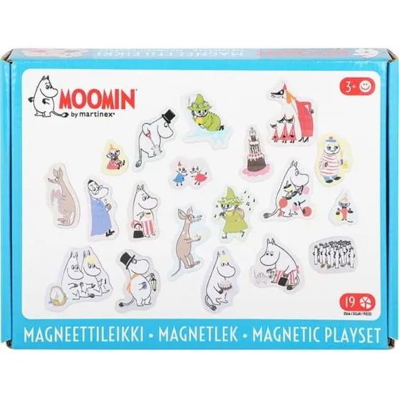 Mumitroldene Magnetleg, 19 træfigurer med magnetisk bagside