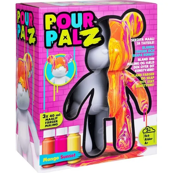 Pour Palz DIY Mal Din Bjørn Mango Sunset 22 cm