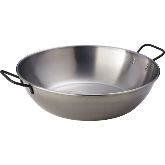 Muurikka Paella Wok 40 cm – Alsidig stål wok til gas, åben ild og sommerkøkken