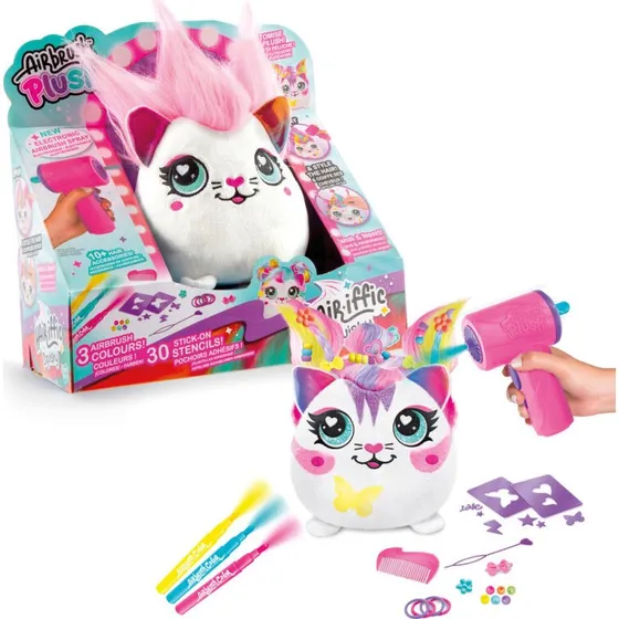 Airbrush Plush Hair'iffic Squish Pal - Precious 17 cm