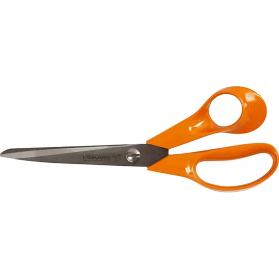 Fiskars Universal Saks 21 cm Højre, Orange