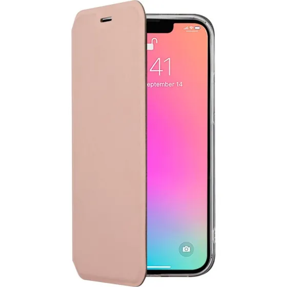 Screenor Clever Økolæder Flipcover Rose Apple iPhone 15