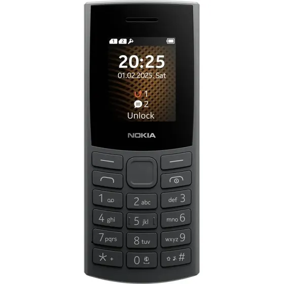 Nokia 105 4G 2. Udgave (2024) Sort