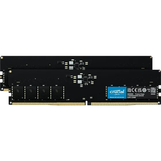 Crucial DDR5 32GB 4800MHz CL40 2x16GB RAM