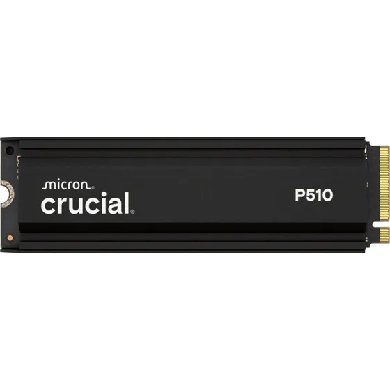 Crucial P510 NVMe SSD 2TB, PCIe 5.0, M.2 2280 med Heatsink