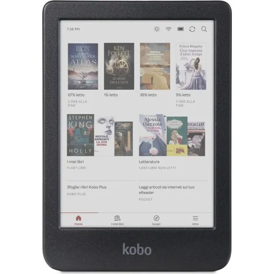Kobo Clara Colour 6" 16 GB WiFi (sort)
