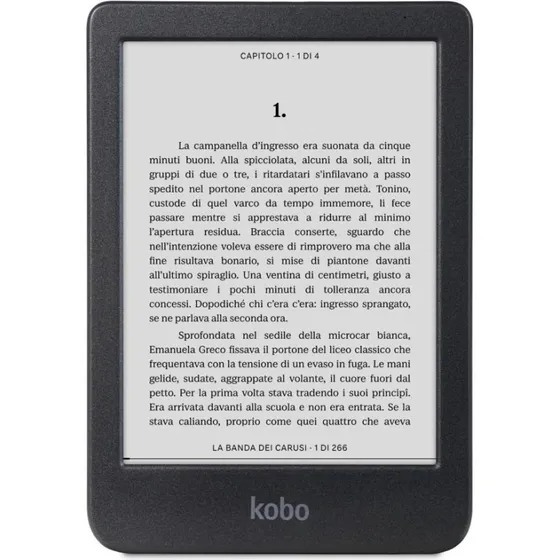 Kobo Clara BW E-bogslæser 6" Touch, 16 GB, sort