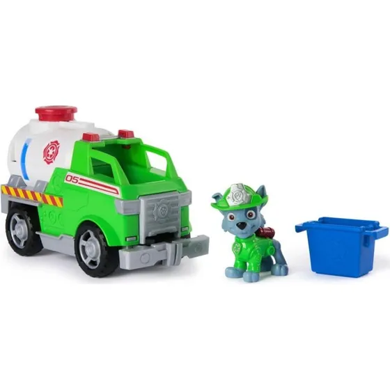PAW Patrol Brandredningskøretøj med Rocky Figur – 3+
