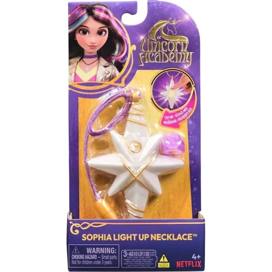 Unicorn Academy Sophia's Lysende Halskæde & Ring