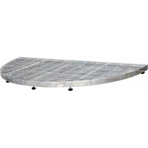 Home It Galvaniseret Halvrund Trinrist 40x80 cm med 5 Stilleben