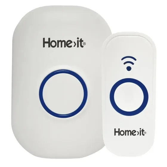 Home-it Home 3 Trådløs Dørklokke, Hvid, 58 Ringetoner