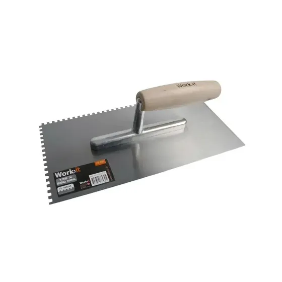 Work-it Tandspartel 4 mm, 135x280 mm med træhåndtag