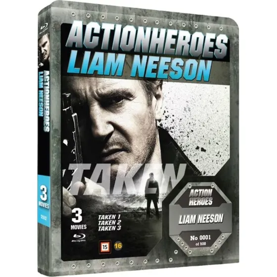Taken 1-3 / Trilogy - Liam Neeson - Steelbook - Blu-ray