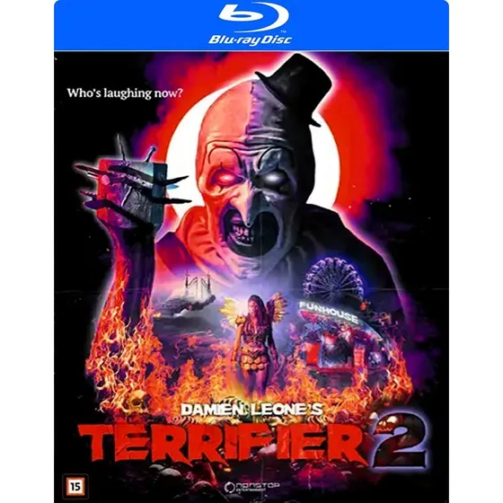 Terrifier 2 Blu-ray – Grusom Halloween-splatterfilm med Art the Clown