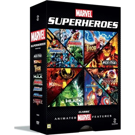 Marvel Animated Collection - 8 DVD Box Set