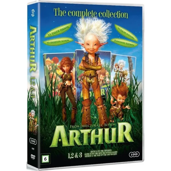 Arthur 1-3 - Børnefilm DVD