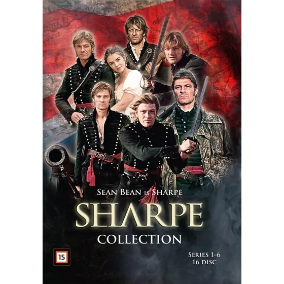 Sharpe: Komplet samling (16 DVD)