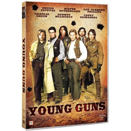 Young Guns (DVD) - Stjernespækket western om Billy the Kid